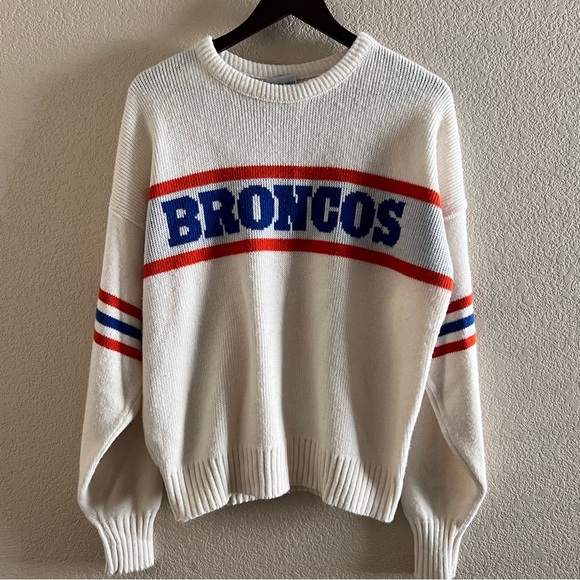 Vintage Other - NFL Cliff Engle Vintage 80’s Denver Broncos Sweater Size Men’s Large